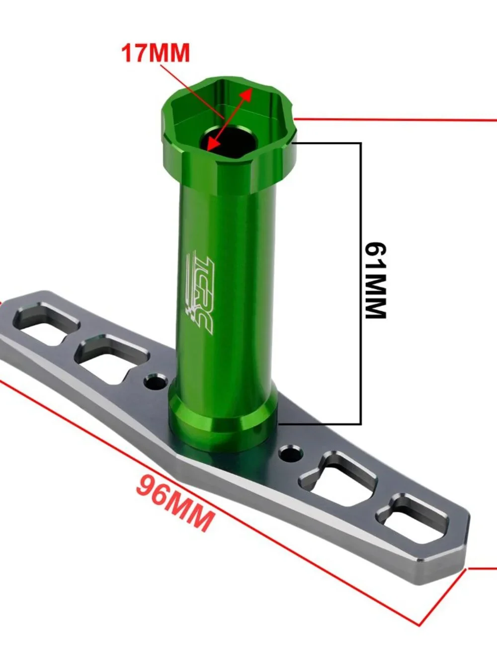 17mm Wheel Hex Nut Socket Sleeve Wrench RC Spanner Repair Tool For 1/6 1/8 1/10